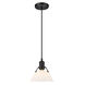 Orwell 1 Light 8 inch Matte Black Pendant Ceiling Light